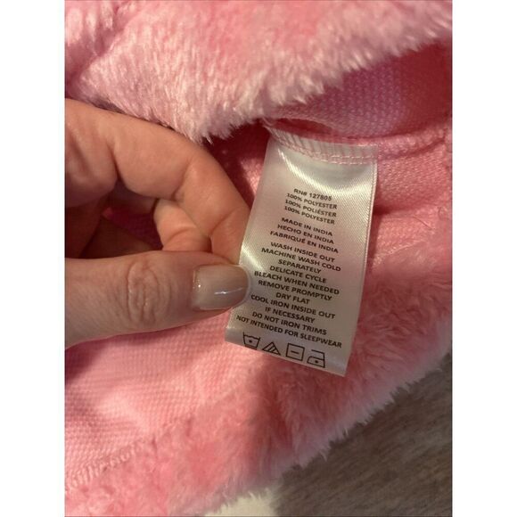 Dkny New Girls 2 Piece Set Pink Sweater Jacket Gray Leggings 4 - Picture 7 of 7